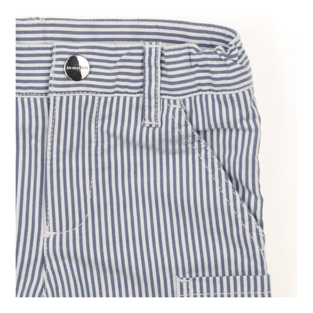 Trousers Strip Blue and White Pockets
