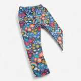 Leggings Navy Floral with Rainbows