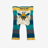 Bee knitted leggings