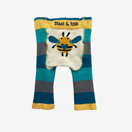 Bee knitted leggings