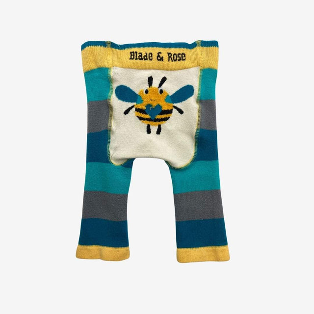 Bee knitted leggings