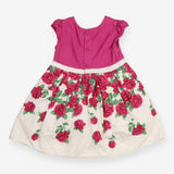 Dress Pink top SS floral skirt