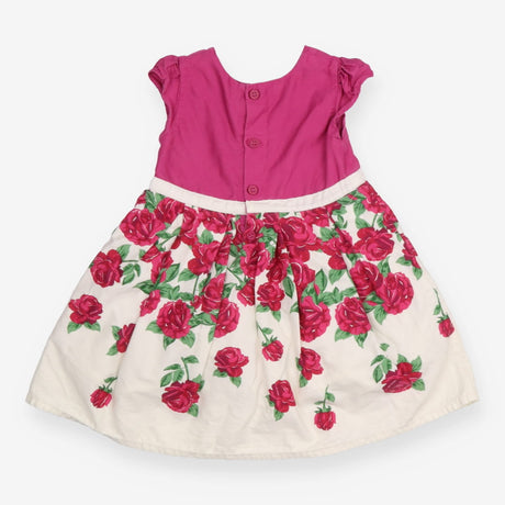 Dress Pink top SS floral skirt