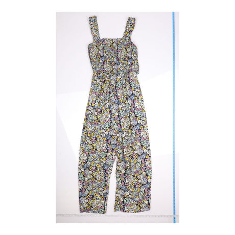 Floral Print Wide Leg Maternity Jumpsuit Sleeveles