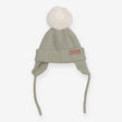 Green Knit Bobble Hat