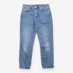 Light Wash Bailey Button Fly Slim Straight Jeans