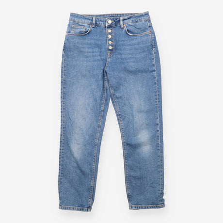 Light Wash Bailey Button Fly Slim Straight Jeans