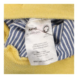 Ticking Stripe Short with honey Bee