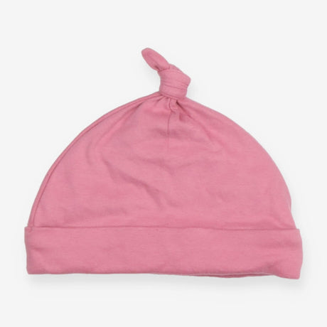 Rose baby hat with knot