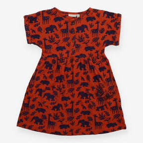 Dress Short Sleeve Rust Safari