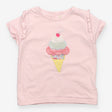 Pink Stripe Ice Cream T-shirt 