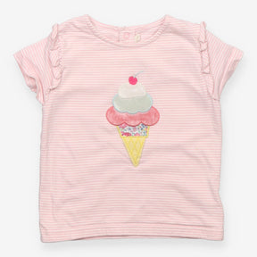 Pink Stripe Ice Cream T-shirt 