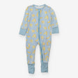 Sleepsuit Blue Banana Appliques