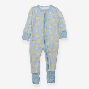 Sleepsuit Blue Banana Appliques