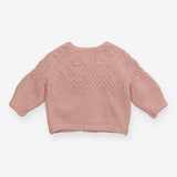 Cardigan knit pink