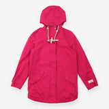 Berry Pink Waterproof Hooded Raincoat