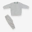 Long Sleeved Top and Joggers Ribbed Blue Grey