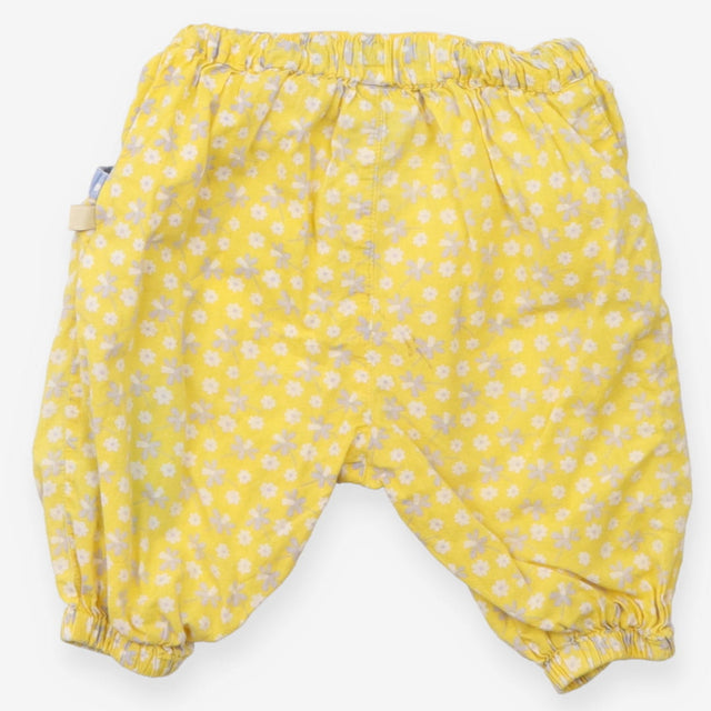 Trousers yellow lilac flowers