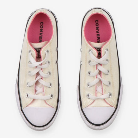 Trainers White Glitter with Pink Insoles