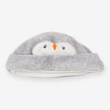 Outfit long sleeve grey and hat set penguin