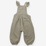 Green daisy dungarees