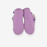 Beach shoes lilac floral