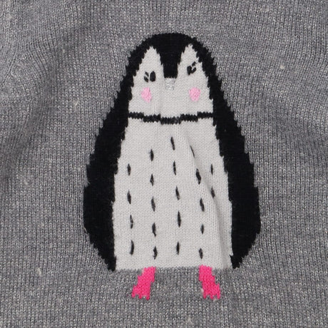 Jumper Dress Grey with silver Penguin