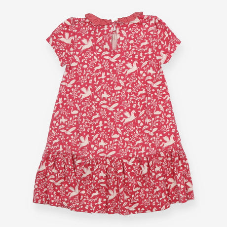 Dress Short Sleeve Pink Enchanted Forrest