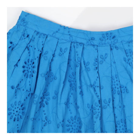 Skirt Blue Broderie Anglaise