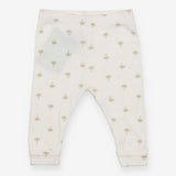 Legging White with Palm Trees