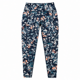 Leggings Power Full Length Abstract Floral Print H