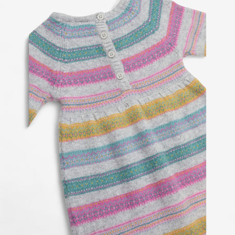 Grey striped dress