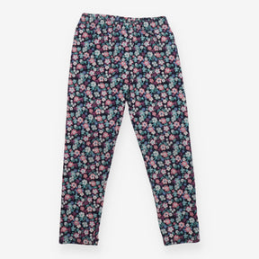 Navy Floral Leggings