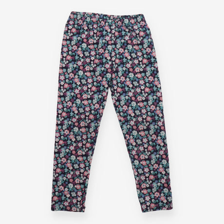 Navy Floral Leggings