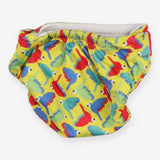 Yellow Parrots Swim Nappy