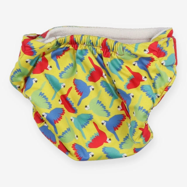 Yellow Parrots Swim Nappy