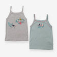 Vests Grey and Blue Animals