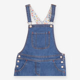 Dungarees denim floral lining 