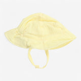 Sun hat yellow with strap
