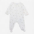 Sleepsuit White Jungle Animals and Leaves
