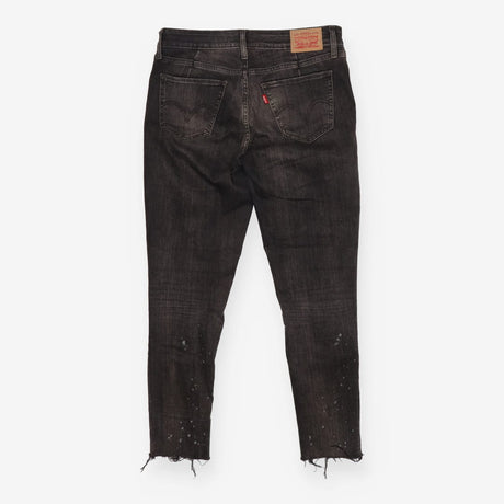 Skinny Jeans in Dark Grey / Charcoal Wash