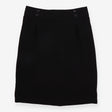 Skirt Black with Button Detail