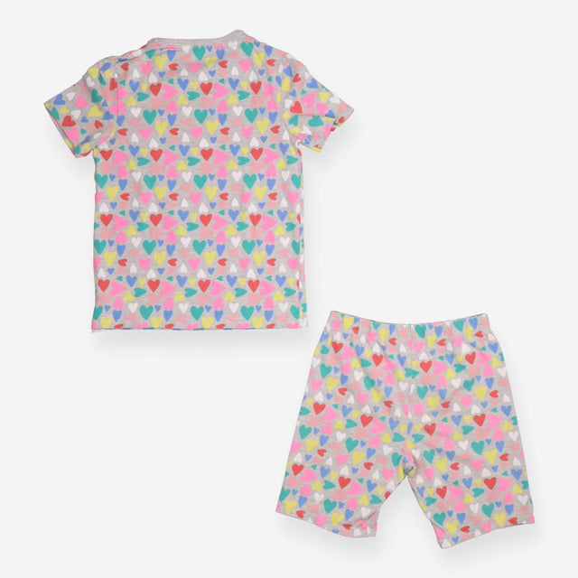 Grey heart pyjamas