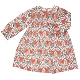 Smock Dress with Peter Pan Collar - Squirrel