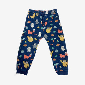 Blue Woodland Creature Joggers