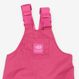 Pink Waterproof Dungarees Packaway