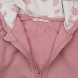 Pink Hoodie Flower Lining