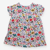 Dress floral white 