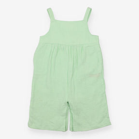 Green Wide Leg Dungarees