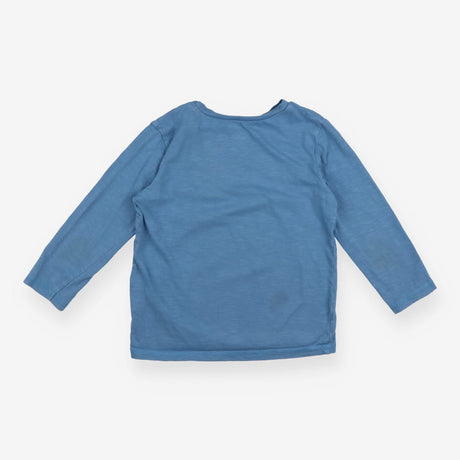 Tee LS blue Monster Invasion
